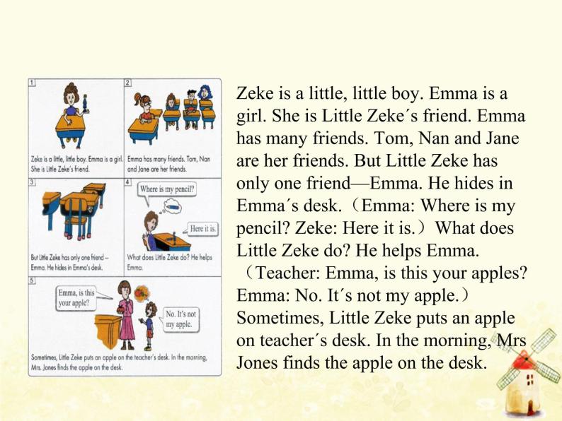 冀教版（三起）英语小学四年级下册U1-L6 Little Zeke教学课件05