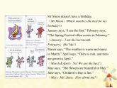 冀教版（三起）英语小学四年级下册U2-L12 Mr. Moon's Birthday教学课件