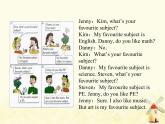 冀教版（三起）英语小学四年级下册U4-L22 My Favourite Subject教学课件