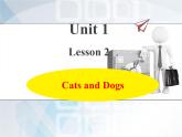 冀教版（三起）英语小学三年级下册U1-L2 Cats and Dogs课后作业课件