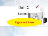 冀教版（三起）英语小学三年级下册U2-L8 Tigers and Bears课后作业课件