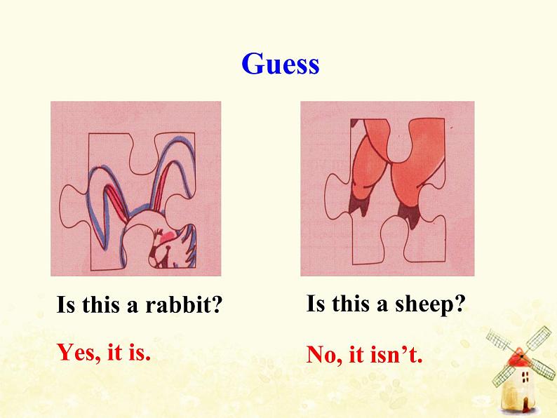 冀教版（三起）英语小学三年级下册U1-L4 Horses and Rabbits教学课件第7页