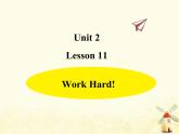 冀教版（三起）英語小學(xué)六年級(jí)下冊(cè)U2-L11 Work Hard！課后作業(yè)課件