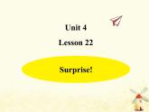冀教版（三起）英语小学六年级下册U4-L22 Surprise！课后作业课件