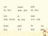 冀教版（三起）英语小学四年级下册U1-L1  How Are You？教学课件