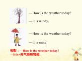 冀教版（三起）英語小學(xué)四年級下冊U2-L11 How's the Weather Today？教學(xué)課件