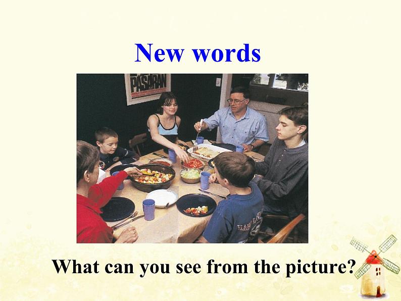 冀教版（三起）英语小学三年级下册U3-L13 I 'm Hungry教学课件第5页