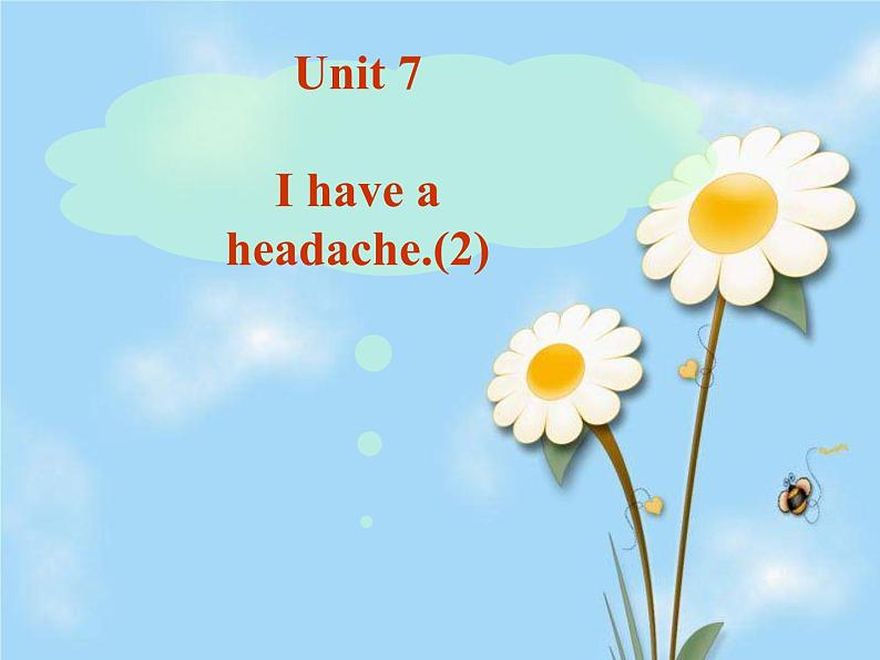 陕旅版小学英语五下 Unit7 I Have a Headache partB 课件01