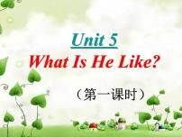 小学英语陕旅版六年级下册Unit 5 What Is He like？说课课件ppt