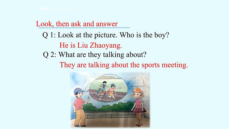 陕旅版小学英语六下 Unit4 At the Sports Meeting partA 课件第4页