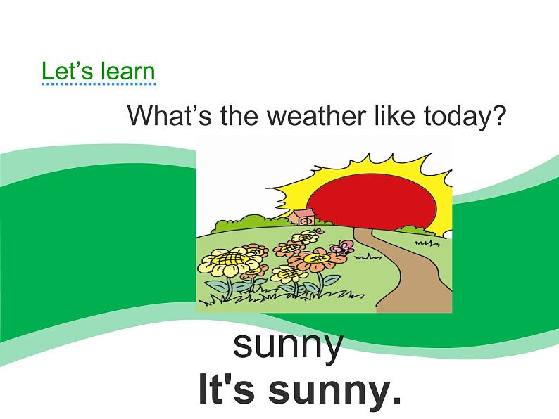 陕旅版小学英语五下 Unit5 What's the Weather like Today？ partA 课件03