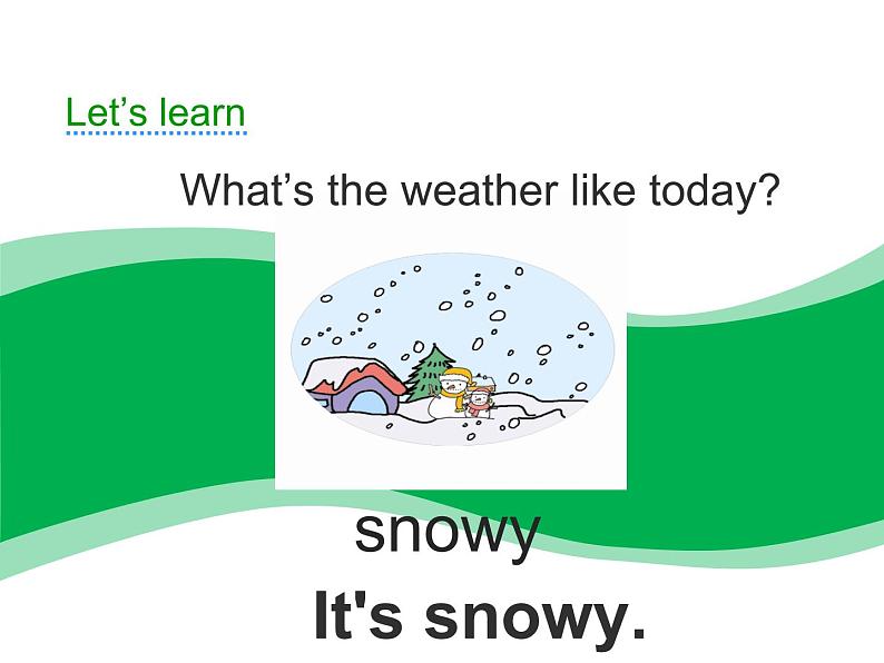 陕旅版小学英语五下 Unit5 What's the Weather like Today？ partA 课件06