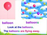 外研版（三起）小学英语六下 Module4 Unit1 The balloons are flying away! 课件