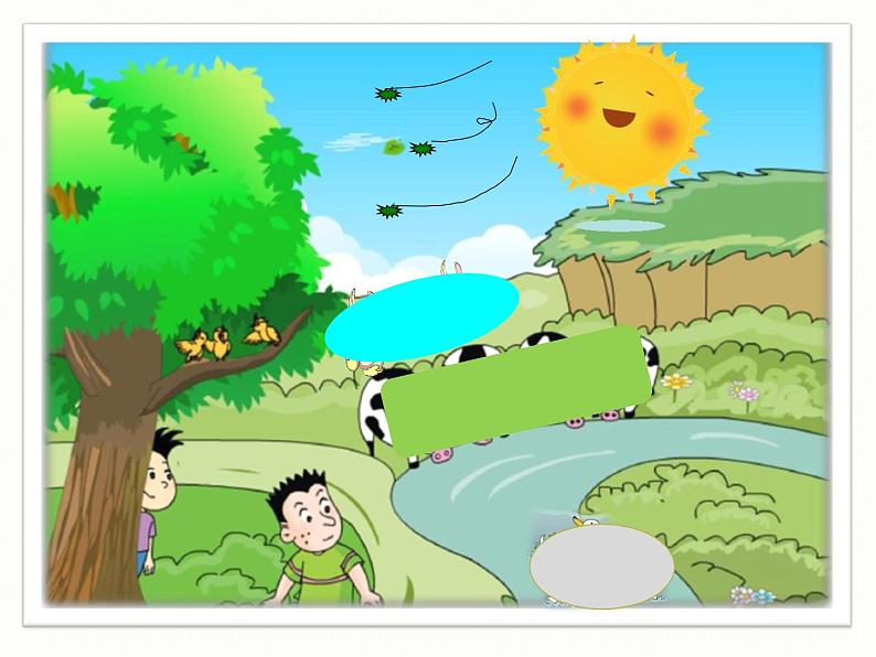 外研版（三起）小学英语六下 Module3 Unit2 The cows are drinking water.   课件07