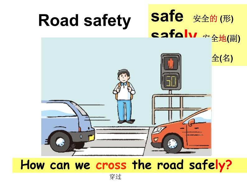 译林版（三起）小学英语六下 Unit4 Road safety(第1课时） 课件04