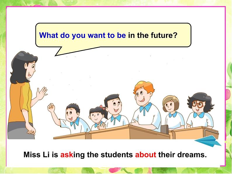 译林版（三起）小学英语六下 Unit8 Our dreams(第1课时） 课件第8页