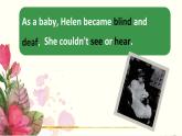 外研版（三起）小学英语六下 Module7 Unit2 She couldn't see or hear. 课件