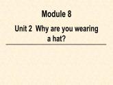 外研版（三起）小学英语六下 Module8 Unit2 Why are you wearing a hat？ 课件