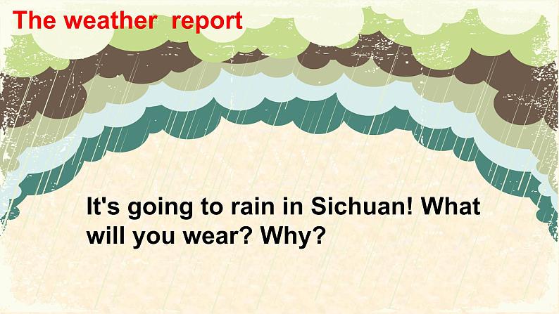 外研版（三起）小学英语六下 Module8 Unit2 Why are you wearing a hat？ 课件第3页