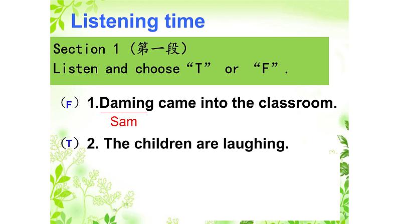 外研版（三起）小学英语六下 Module8 Unit1 Why do you have cups on your heads？ 课件07