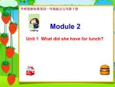 外研版（一起）小学英语五下 M2U1 What did she have for lunch？ 课件