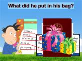 外研版（一起）小学英语五下 M10U1 What did you put in your bag？ 课件