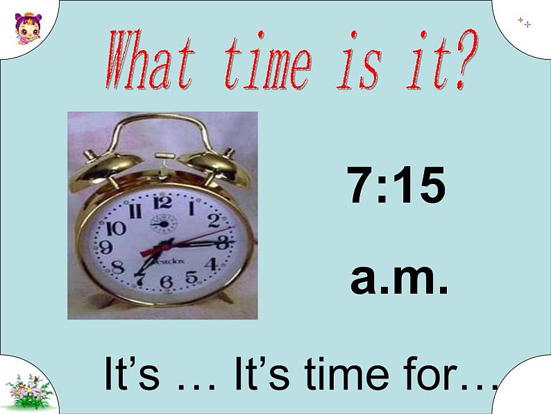 Unit 2 What time is it？ Part A  课件第3页