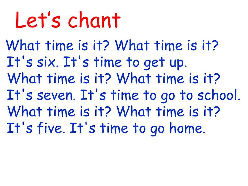 Unit 2 What time is it？ Part A  课件第7页