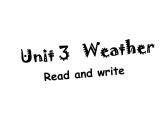 Unit 3 Weather Part B  课件