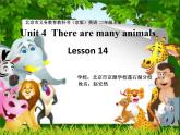 小学英语北京版2A unit4 there are many animals Lesson14部优课件