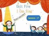 小学英语北京版1A Lesson17 Unit5 I can sing部优课件