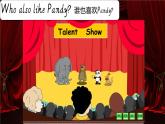 小学英语北师大版4B Lesson2 He's thin but he's strong Unit8 Talent Show部优课件