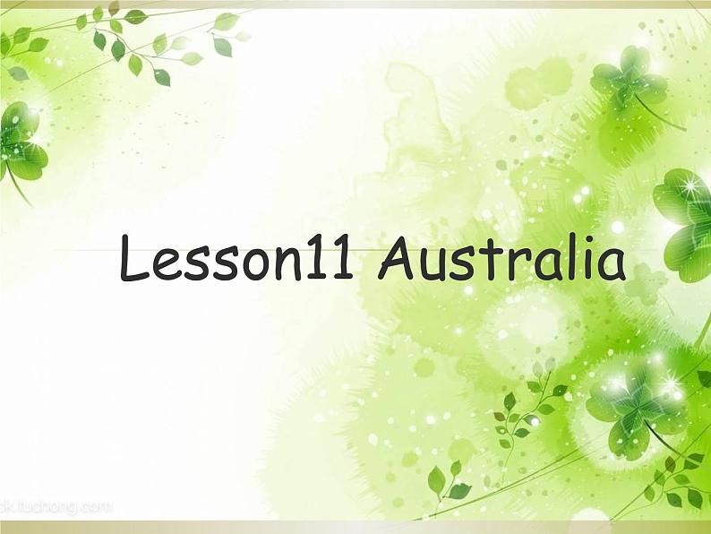 小学英语冀教版5A Lesson11 Australia部优课件01