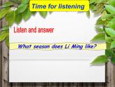 小学英语冀教版6A Lesson17 I Like All Seasons!部优课件