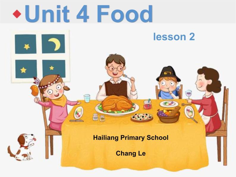 小学英语人教版 1B unit4 food Lesson2部优课件01