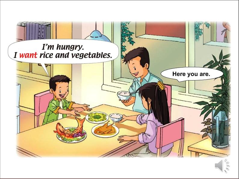 小学英语人教版 1B unit4 food Lesson2部优课件06