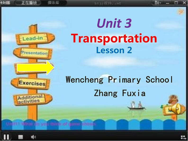 小学英语人教版 4A Lesson2 let 's talk Unit3 Transportation部优课件第2页