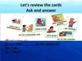 小學(xué)英語人教版 4A Lesson3 Unit2 On the Weekend部優(yōu)課件