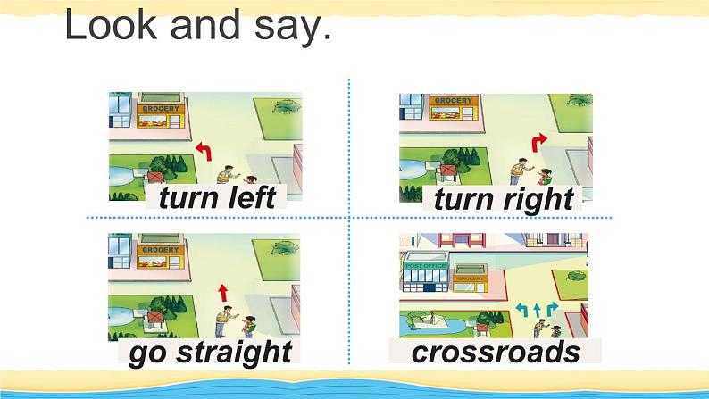 小学英语人教版 4B Lesson2 Unit1 my neighbourhood 部优课件06