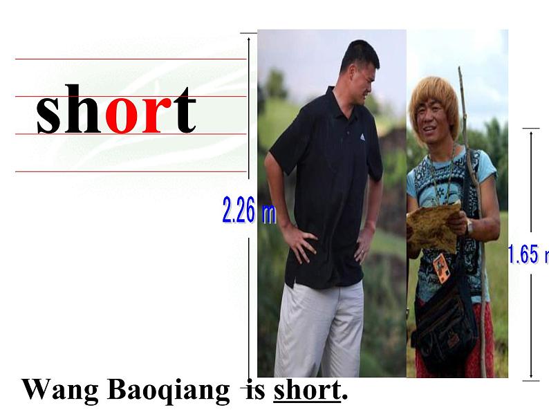 小学英语冀教版4B Lesson14 Are You Short or Tall部优课件第6页