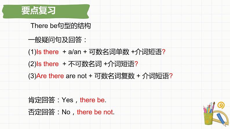 小升初总复习语法Therebe句型（课件）-2021-2022学年英语六年级下册通用版第4页