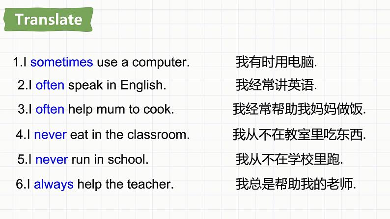 小升初总复习语法一般现在时（课件）-2021-2022学年英语六年级下册通用版 (1)第2页