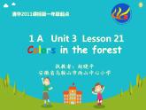 小学英语清华版1A unit3 Lesson21 Colors in the forest部优课件