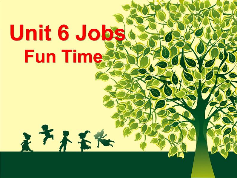 小学英语人教版 4A unit6 jobs Fun Time部优课件01