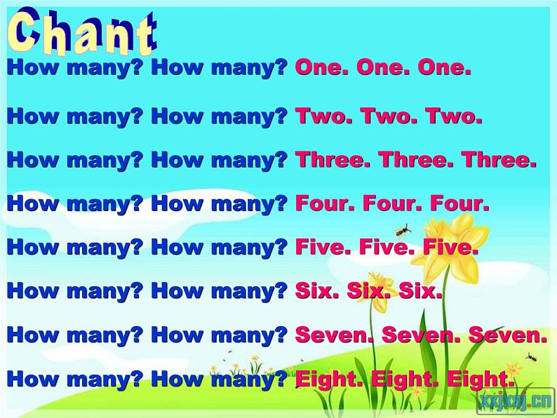 小学英语外研版3A Unit2 Nine girls 部优课件08