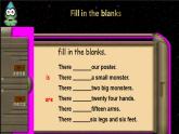 小學(xué)英語外研版3B Unit2 There is a small monster 部優(yōu)課件