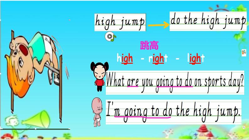 小学英语外研版4A Unit2 I'm going to do the high jump 部优课件06