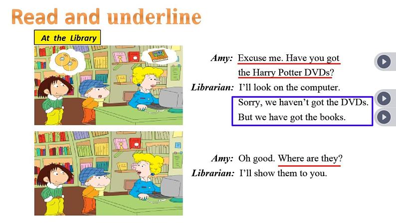 小学英语外研版5B Unit1 Have you got the Harry Potter DVDs Module 3 Period 1部优课件04