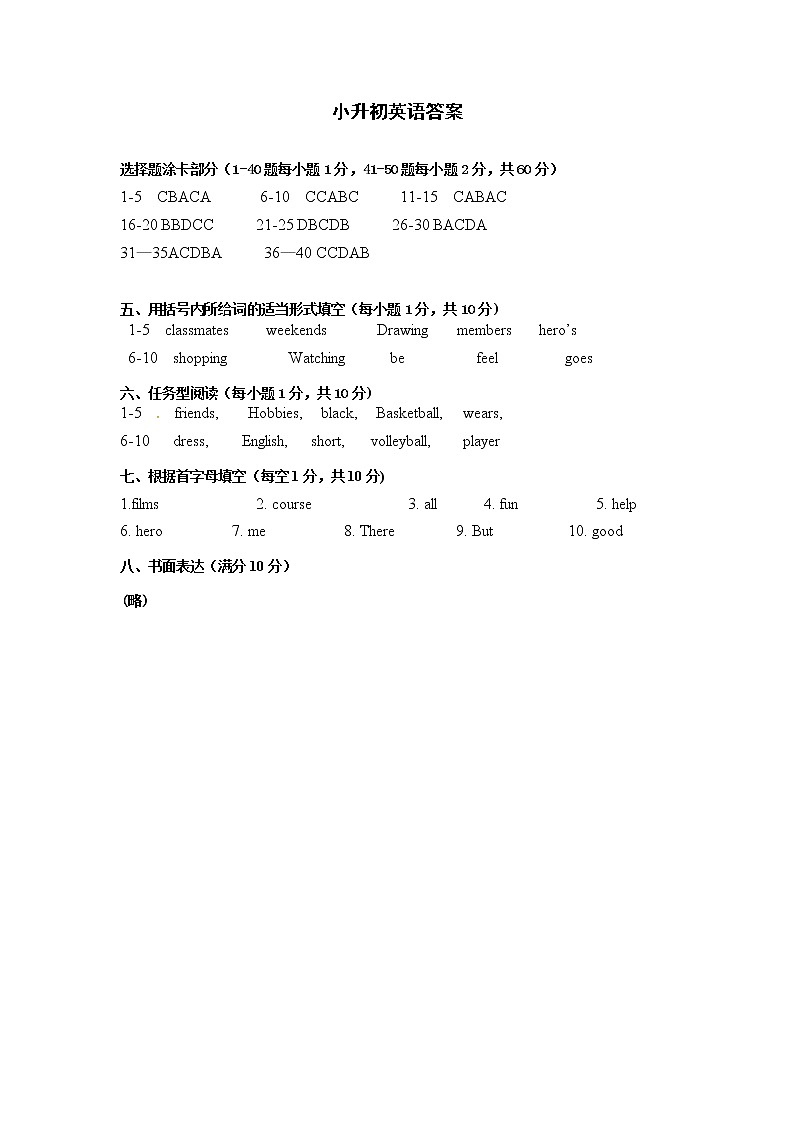 小升初英语（试题）-2021-2022学年英语六年级下册+含听力音频01