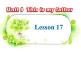 人教精通版小学英语三下 Unit3 This is my father.(Lesson17)  课件